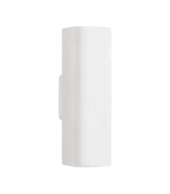 Serene Plaster Wall Lamp Sandy White GU10 2x10W-1