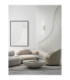 Serene Plaster Wall Lamp Sandy White GU10 2x10W-2