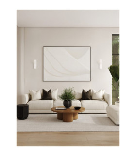 Raggio Plaster Wall Lamp Sandy White LED G9 1x5W-2