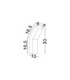 Raggio Plaster Wall Lamp Sandy White LED G9 1x5W-7