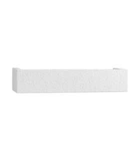 Lita Plaster Wall Lamp Sandy White E14 1x5W-1