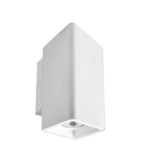 Otello Plaster Wall Lamp Sandy White GU10 2x10W-1