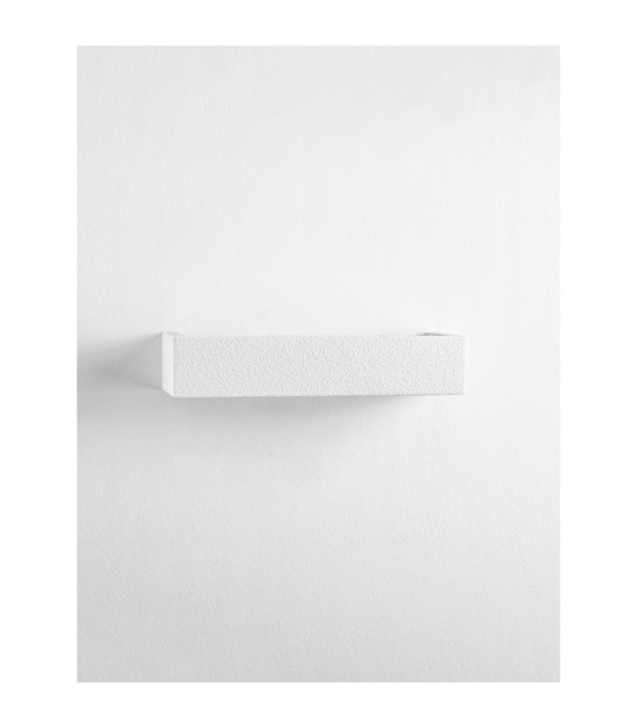 Lita Plaster Wall Lamp Sandy White E14 1x5W-3