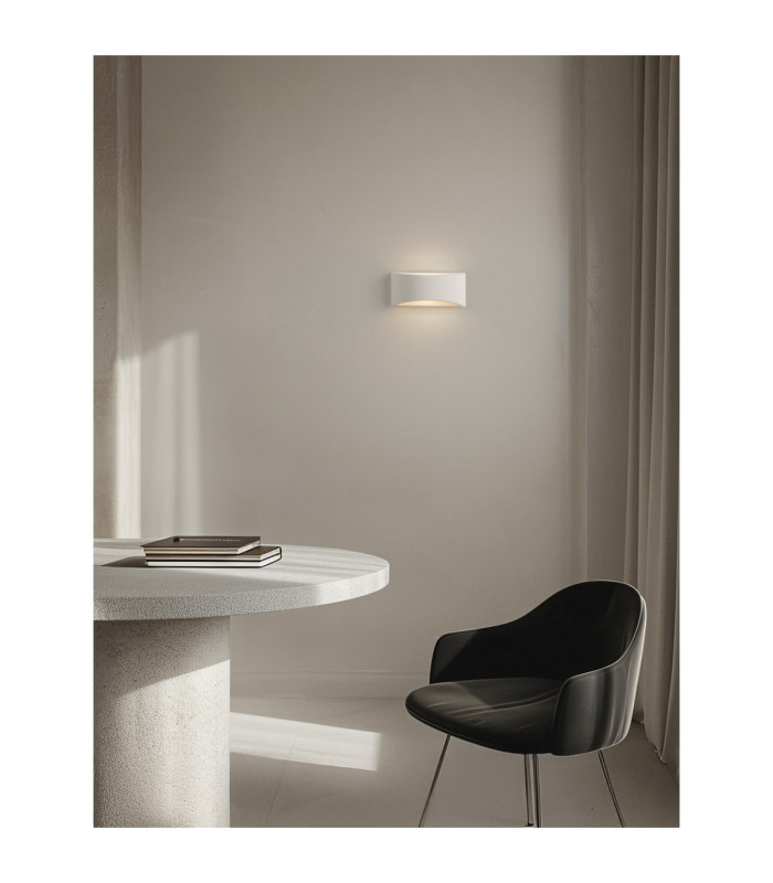 Anello Plaster Wall Lamp Sandy White E14 1x5W-2