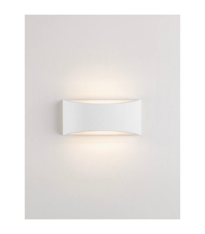 Anello Plaster Wall Lamp Sandy White E14 1x5W-4