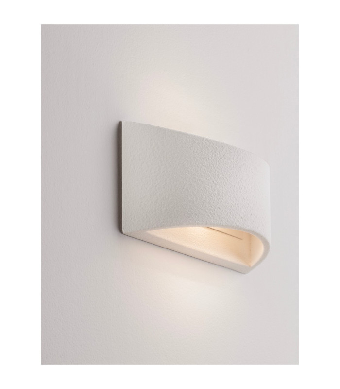 Anello Plaster Wall Lamp Sandy White E14 1x5W-5