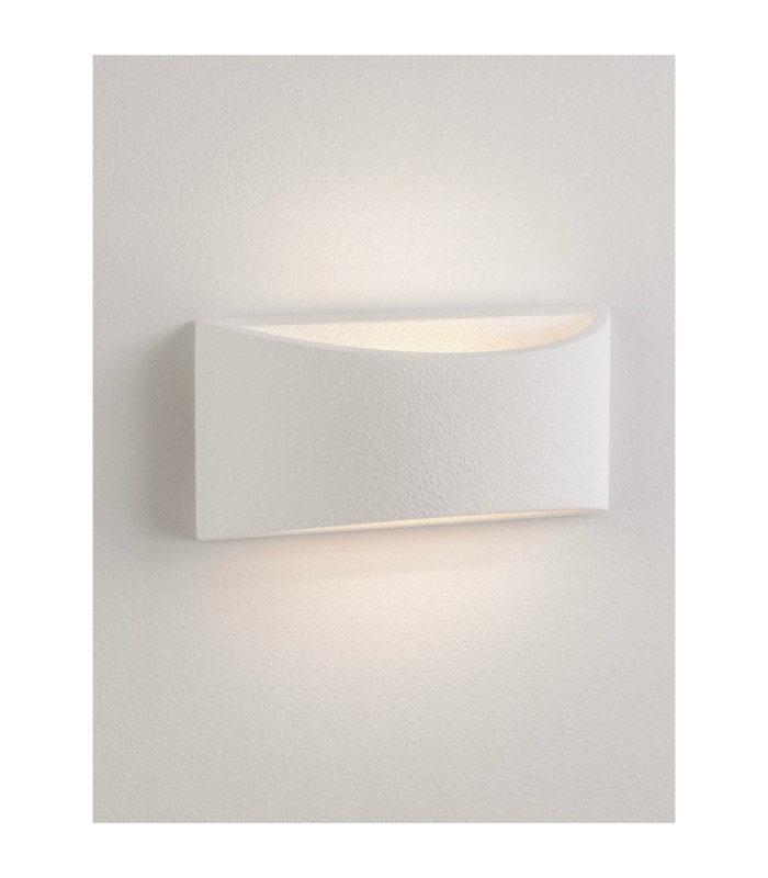 Anello Plaster Wall Lamp Sandy White E14 1x5W-6