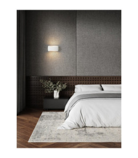Pezzo Plaster Wall Lamp Sandy White E27 1x12W-2