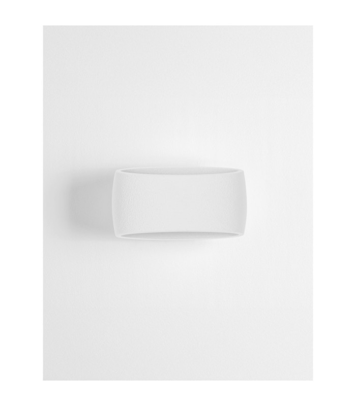 Pezzo Plaster Wall Lamp Sandy White E27 1x12W-3