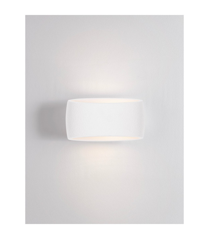Pezzo Plaster Wall Lamp Sandy White E27 1x12W-4