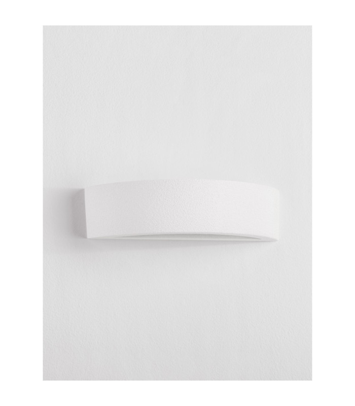 Tidal Plaster Wall Lamp Sandy White E14 1x5W-3