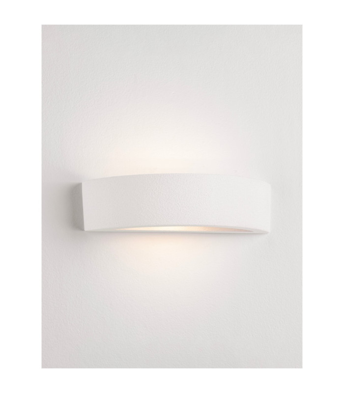 Tidal Plaster Wall Lamp Sandy White E14 1x5W-4