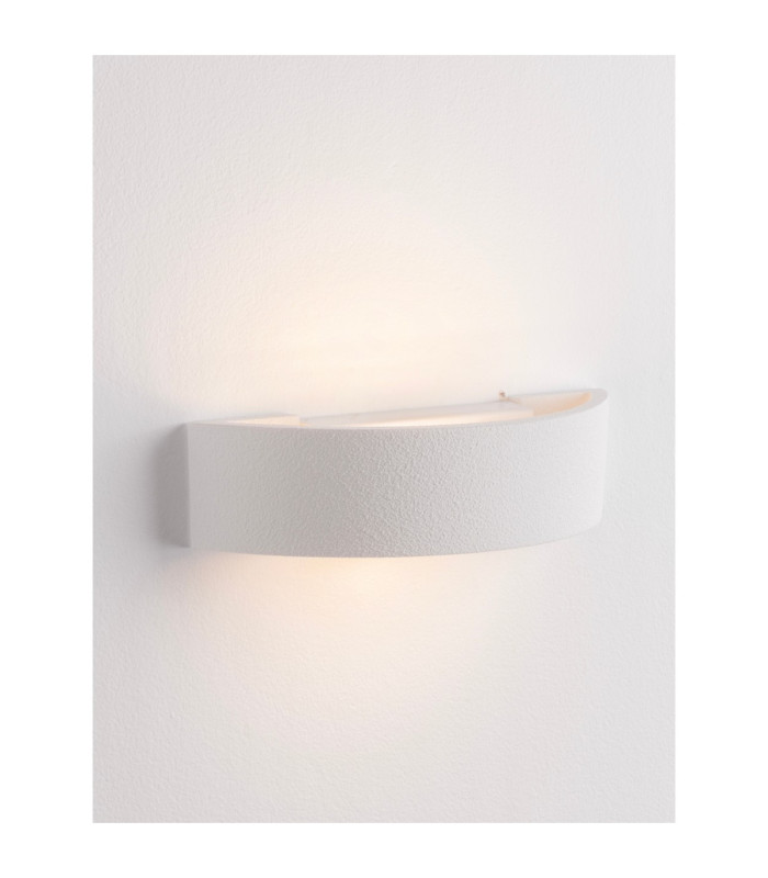 Tidal Plaster Wall Lamp Sandy White E14 1x5W-5