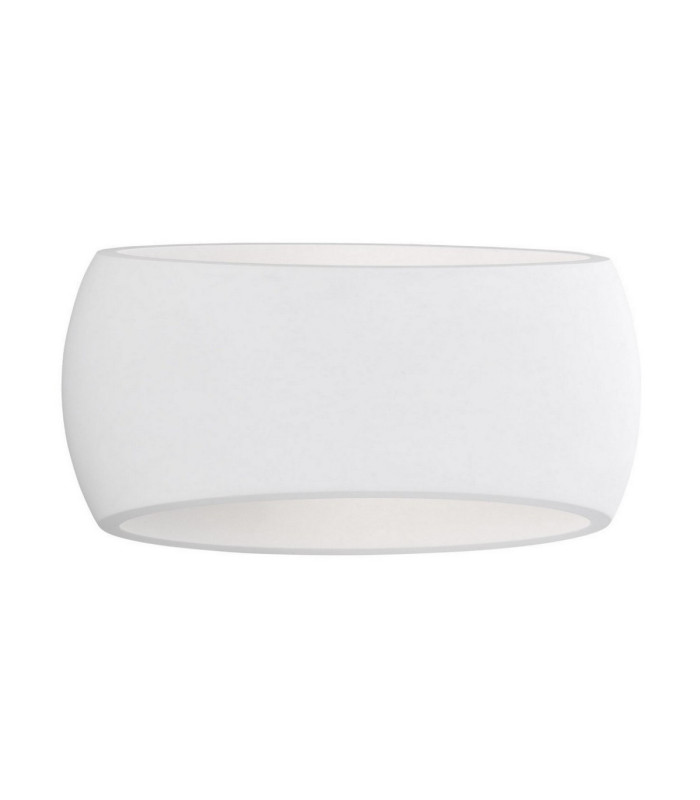 Otello Plaster Wall Lamp White E27 1x12W-1
