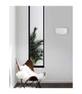 Otello Plaster Wall Lamp White E27 1x12W-2