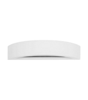 Sandro 30cm Up Down Plaster Wall Lamp White E14 1x5W-1