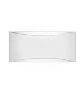 Otello Up Down Plaster Wall Lamp White E14 1x5W-1