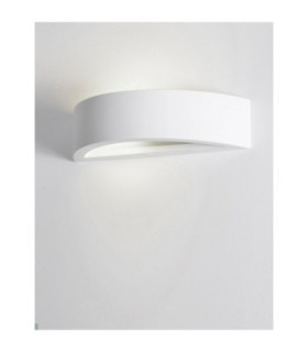Sandro 30cm Up Down Plaster Wall Lamp White E14 1x5W-2
