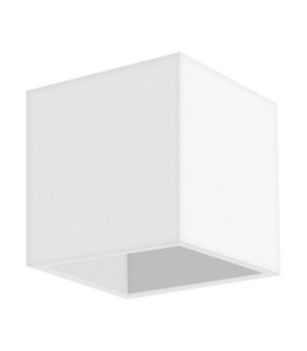 Sandro Up Down Square 11.5cm Plaster Wall Lamp White LED G9 1x5W-1