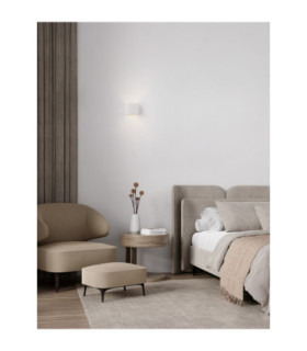 Sensia Up Down Plaster Wall Lamp Sandy White LED G9 1x5W-2