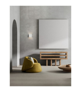 Sensia Up Down Flush Plaster Wall Lamp Sandy White LED G9 1x5W-2
