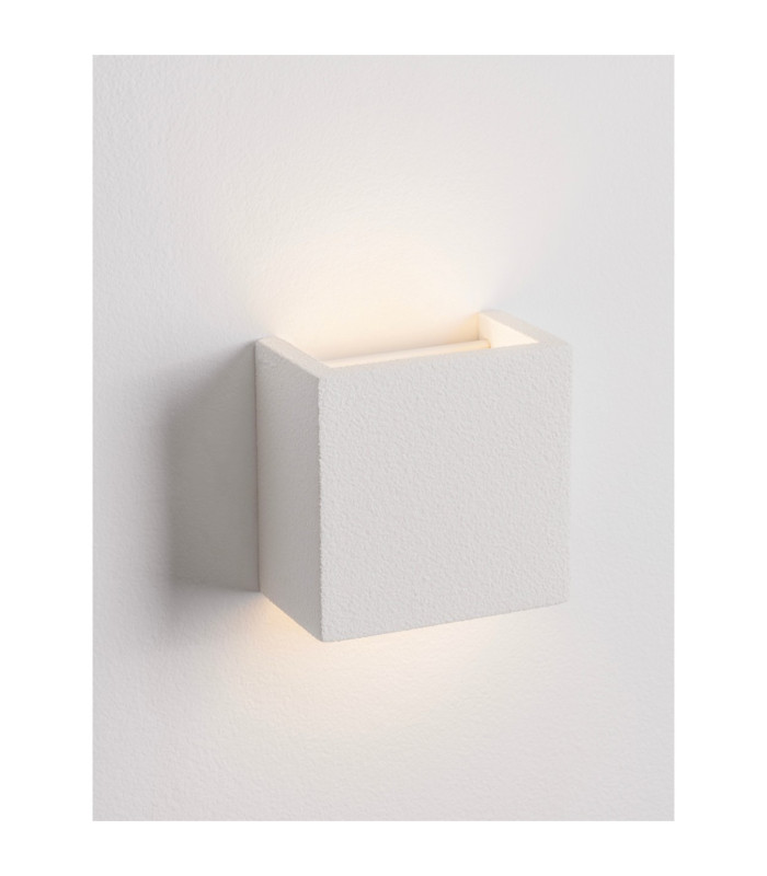 Sensia Up Down Flush Plaster Wall Lamp Sandy White LED G9 1x5W-6