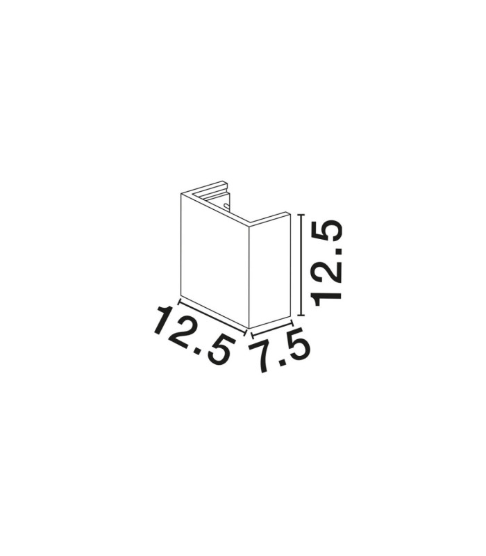 Sensia Up Down Flush Plaster Wall Lamp Sandy White LED G9 1x5W-7
