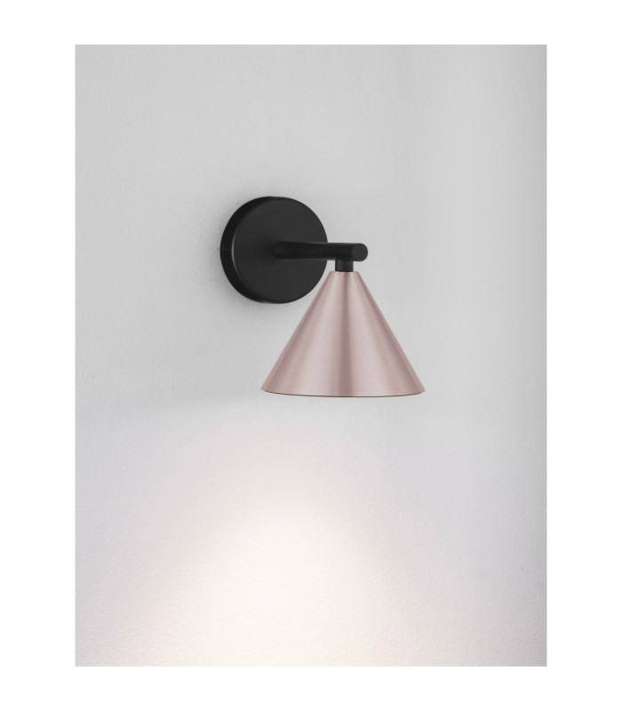 Conico Dome Wall Lamp Oxide Coffee Black LED GU10 1x10W-4