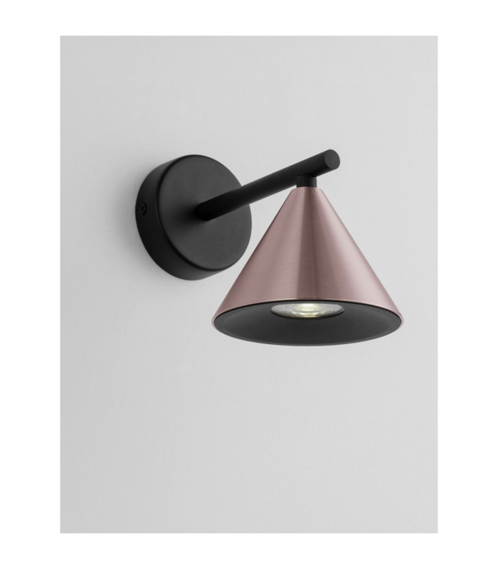 Conico Dome Wall Lamp Oxide Coffee Black LED GU10 1x10W-5