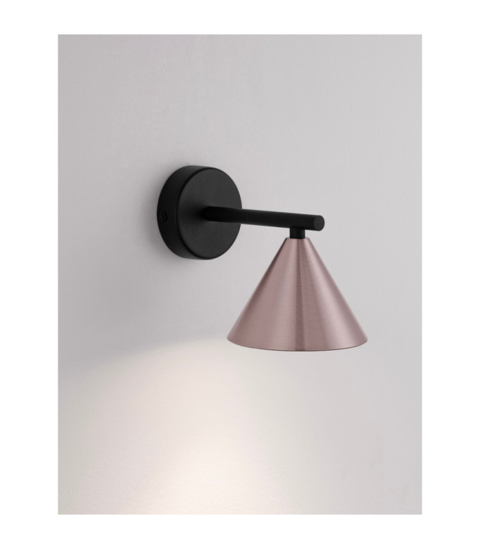 Conico Dome Wall Lamp Oxide Coffee Black LED GU10 1x10W-6