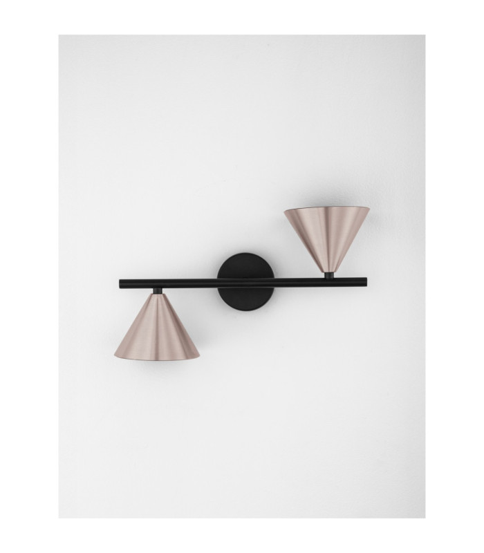 Conico Up & Down Wall Lamp Oxide Coffee Black LED GU10 2x10W-3