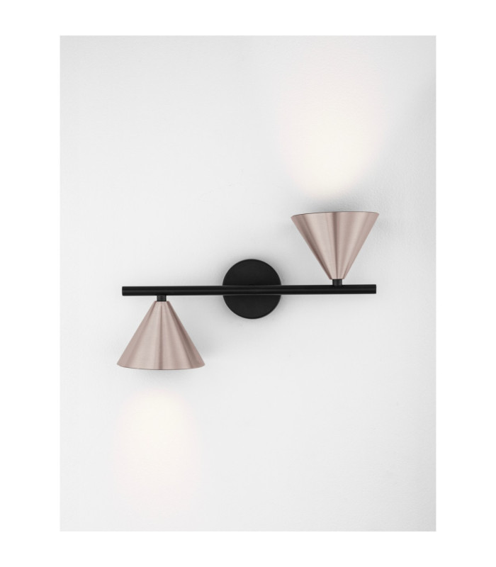 Conico Up & Down Wall Lamp Oxide Coffee Black LED GU10 2x10W-4
