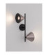 Conico Up & Down Wall Lamp Oxide Coffee Black LED GU10 2x10W-5