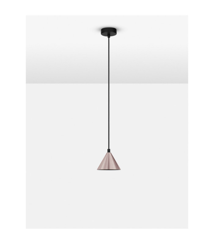 Conico Slim Pendant Ceiling Light Oxide Coffee Black LED GU10 1x10W-3