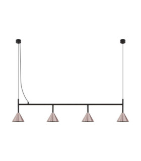 Conico Bar Pendant Ceiling Light Oxide Coffee Black LED GU10 4x10W-1
