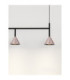 Conico Bar Pendant Ceiling Light Oxide Coffee Black LED GU10 4x10W-5