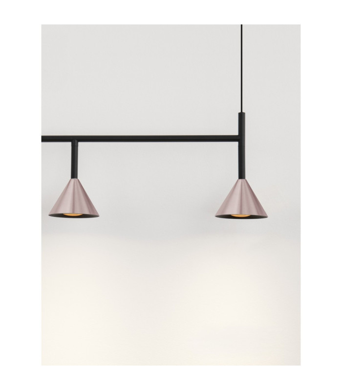 Conico Bar Pendant Ceiling Light Oxide Coffee Black LED GU10 4x10W-5
