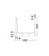 Conico Bar Pendant Ceiling Light Oxide Coffee Black LED GU10 4x10W-6