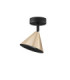 Conico Surface Mounted Downlight Oxide Gold Black LED GU10 1x10W-3
