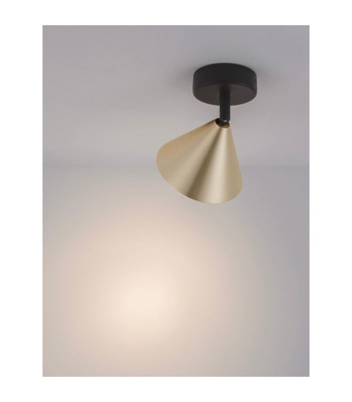 Conico Surface Mounted Downlight Oxide Gold Black LED GU10 1x10W-7