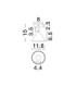 Conico Surface Mounted Downlight Oxide Gold Black LED GU10 1x10W-8