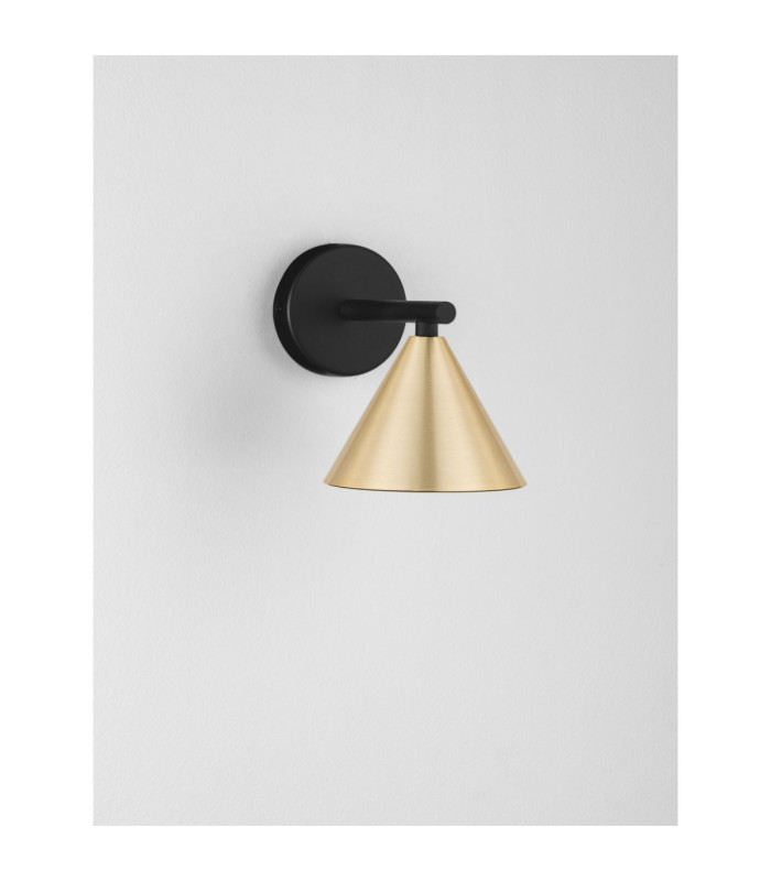 Conico Dome Wall Lamp Oxide Gold Black LED GU10 1x10W-3