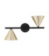 Conico Up & Down Wall Lamp Oxide Gold Black LED GU10 2x10W-1