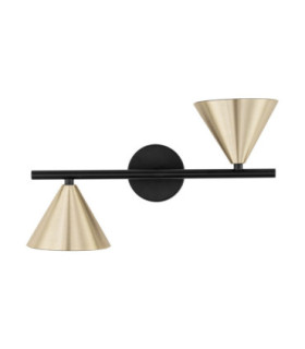Conico Up & Down Wall Lamp Oxide Gold Black LED GU10 2x10W-1