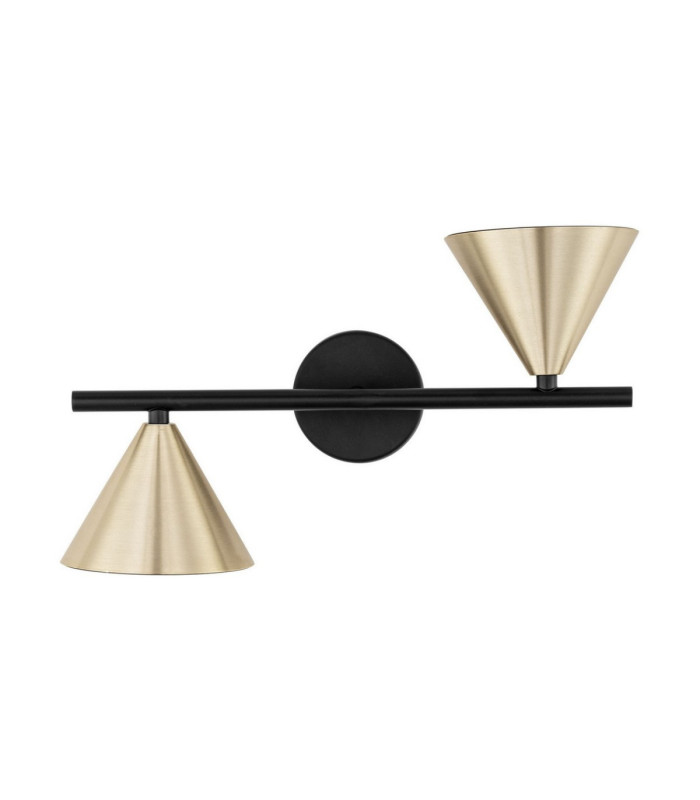 Conico Up & Down Wall Lamp Oxide Gold Black LED GU10 2x10W-1