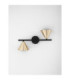 Conico Up & Down Wall Lamp Oxide Gold Black LED GU10 2x10W-3
