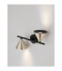 Conico Up & Down Wall Lamp Oxide Gold Black LED GU10 2x10W-5