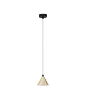 Conico Slim Pendant Ceiling Light Oxide Gold Black LED GU10 1x10W-1