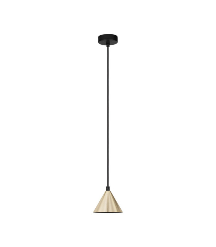 Conico Slim Pendant Ceiling Light Oxide Gold Black LED GU10 1x10W-1