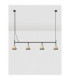 Conico Bar Pendant Ceiling Light Oxide Gold Black LED GU10 4x10W-5
